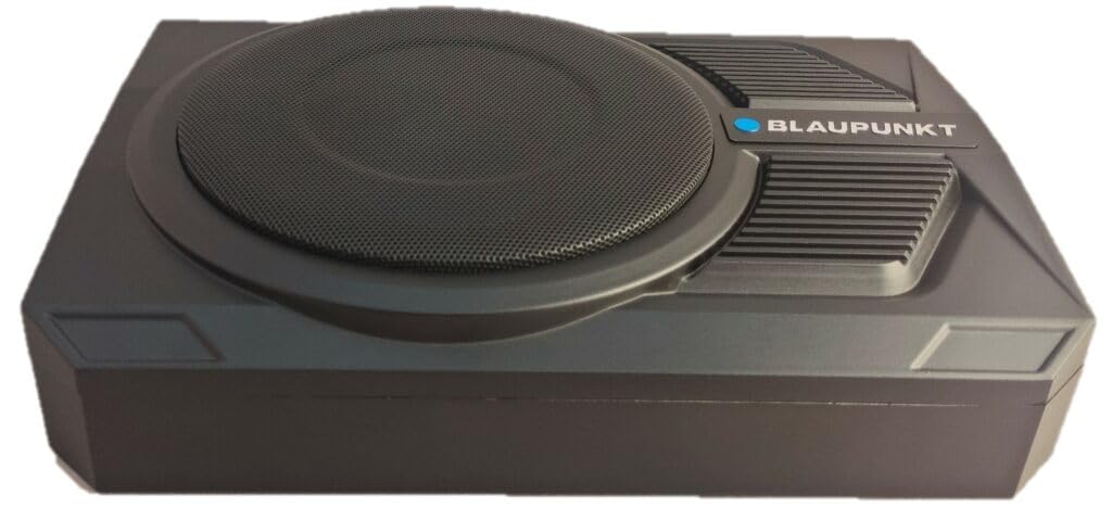 BLAUPUNKT GTHS131PRO 10-inch PRO Powered Underseat Subwoofer Enclosure 350 Watts Digital Signal Processors Car Audio Speaker Systems Built-in Amplifier Simplifies Installation BLAUPUNKT GTHS131PRO 10-inch PRO Powered Underseat Subwoofer Enclosure 350 Watts Digital Signal Processors Car Audio Speaker Systems Built-in Amplifier Simplifies Installation